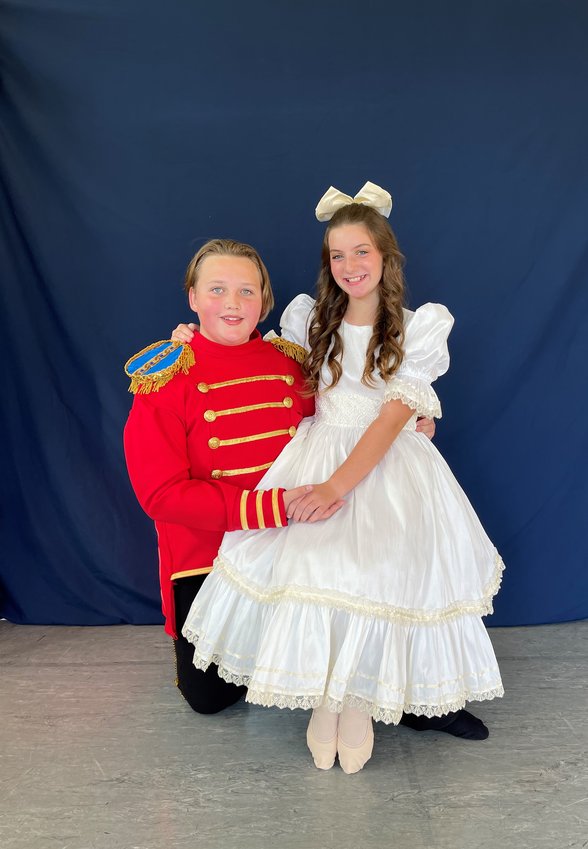 Avery Moscatiello and Jackson Loretto will dance the roles of Clara and the Prince in the holiday classic, “The Nutcracker,” on Saturday, November 27...